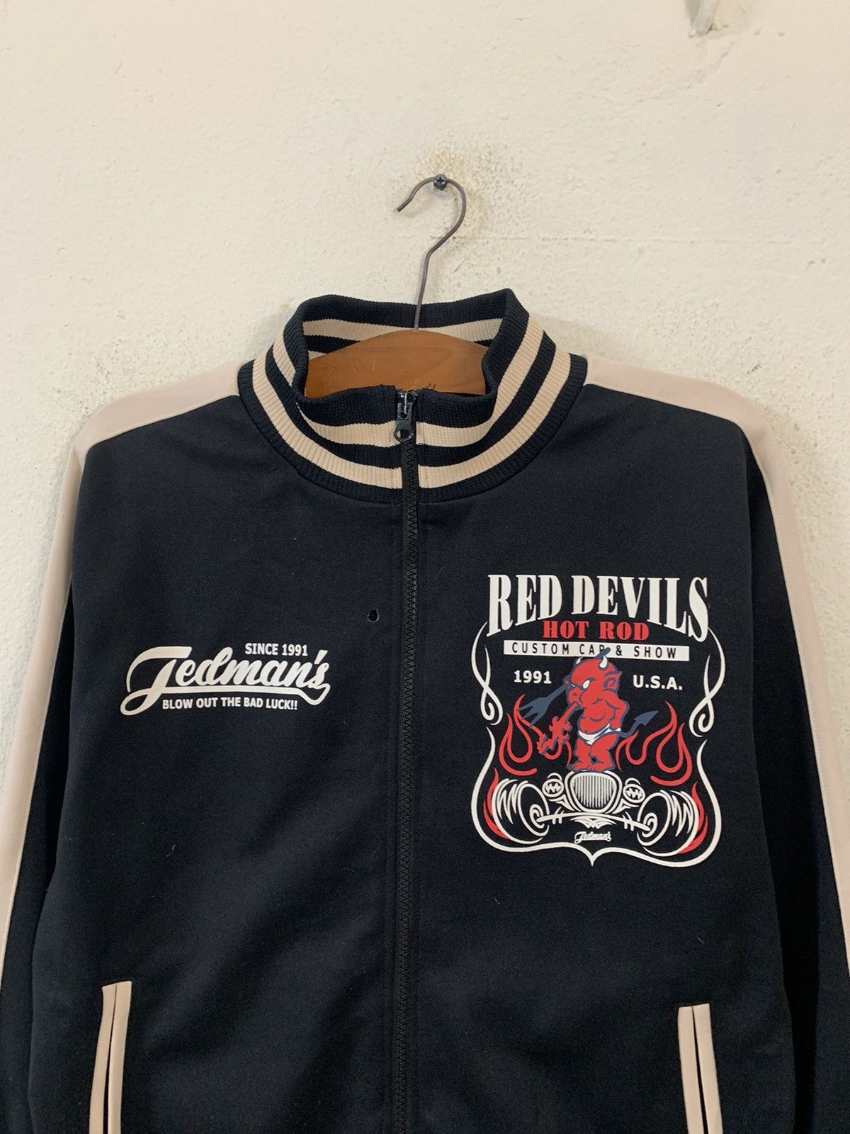 Tedman Vintage Ted Company Red Devils Hot Rod Jacket Size US M / EU 48-50 / 2 - 10 Thumbnail