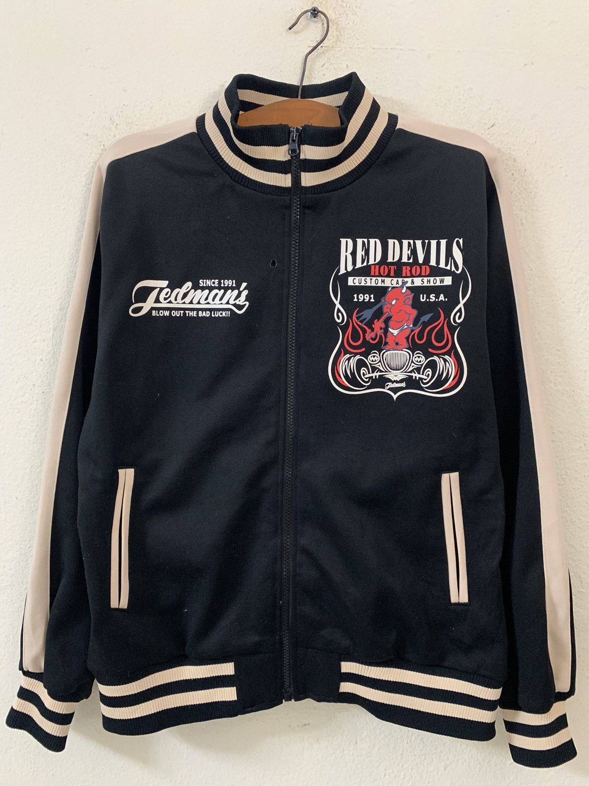 Tedman Vintage Ted Company Red Devils Hot Rod Jacket Size US M / EU 48-50 / 2 - 7 Thumbnail