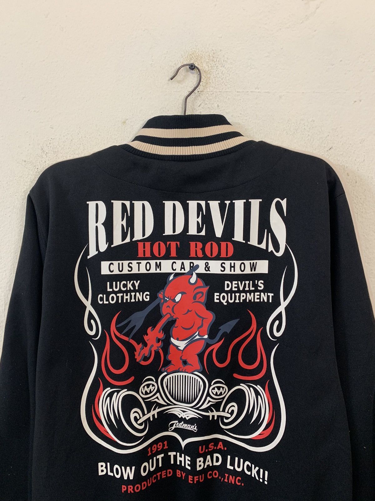 Vintage Ted Company Red Devils Hot Rod Jacket