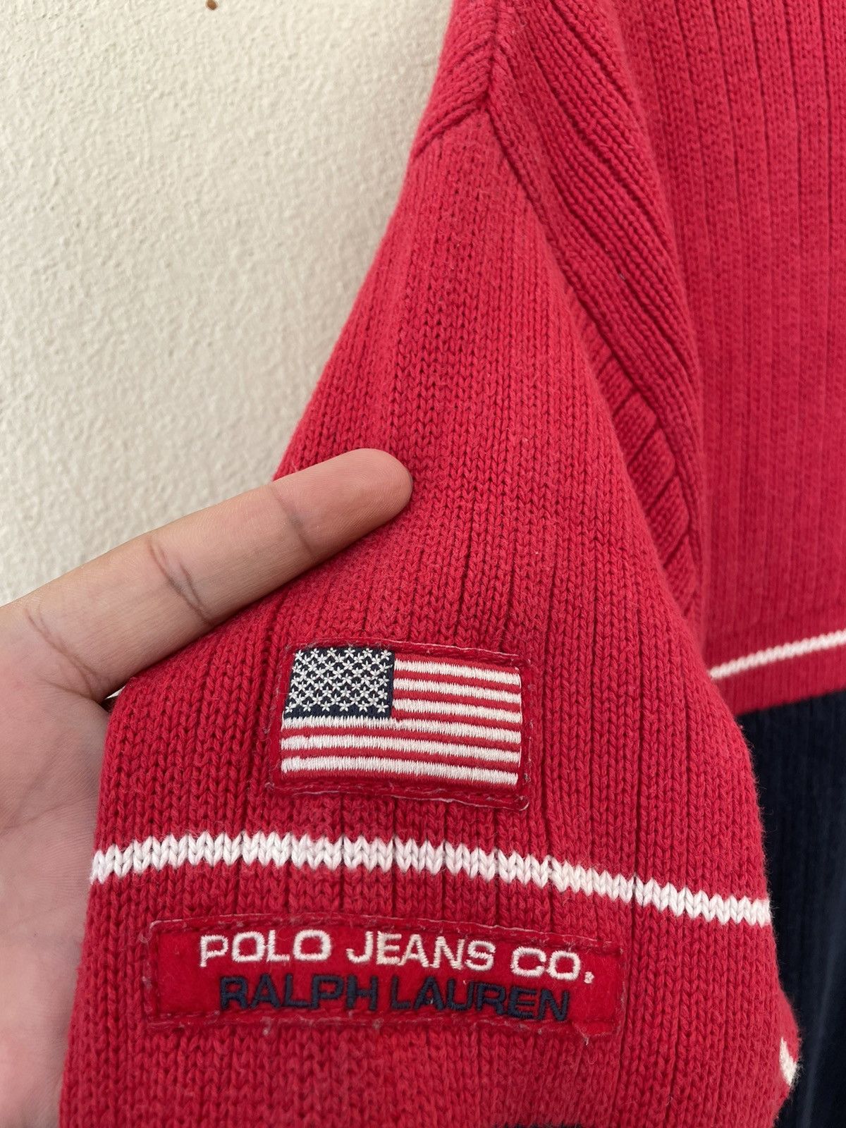 Polo Ralph Lauren VINTAGE POLO JEANS BY POLO RALPH LAUREN KNIT JUMPER Size US S / EU 44-46 / 1 - 7 Thumbnail