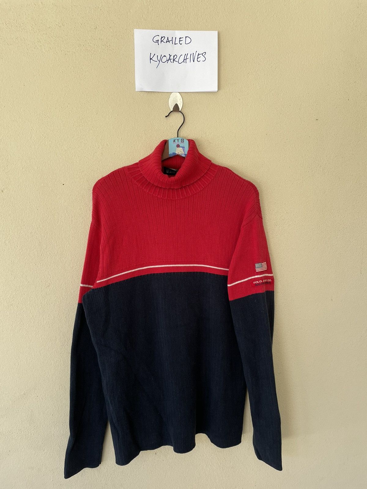 Polo Ralph Lauren VINTAGE POLO JEANS BY POLO RALPH LAUREN KNIT JUMPER Size US S / EU 44-46 / 1 - 2 Thumbnail