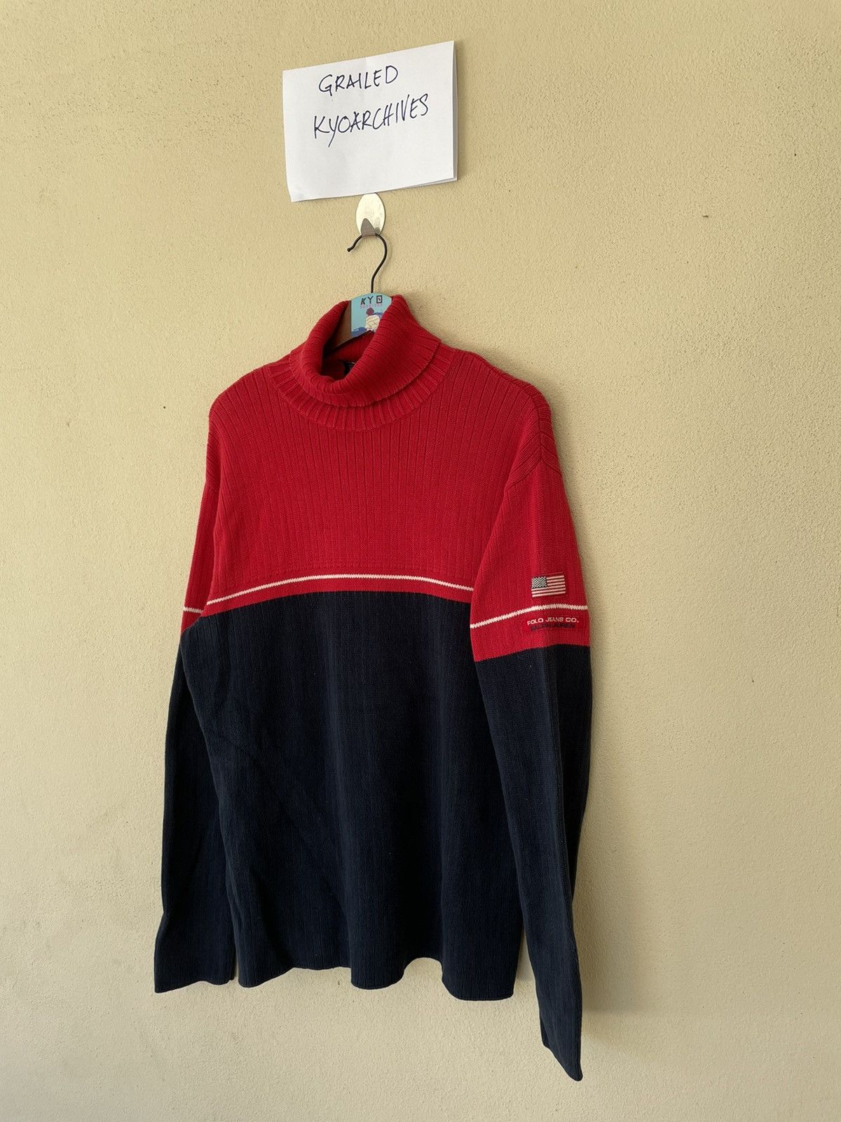 Polo Ralph Lauren VINTAGE POLO JEANS BY POLO RALPH LAUREN KNIT JUMPER Size US S / EU 44-46 / 1 - 1 Thumbnail