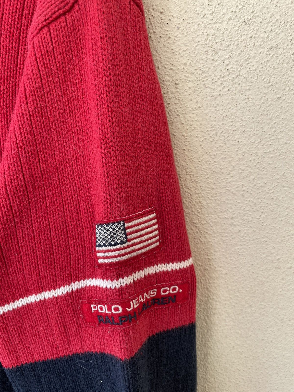 Polo Ralph Lauren VINTAGE POLO JEANS BY POLO RALPH LAUREN KNIT JUMPER Size US S / EU 44-46 / 1 - 8 Thumbnail