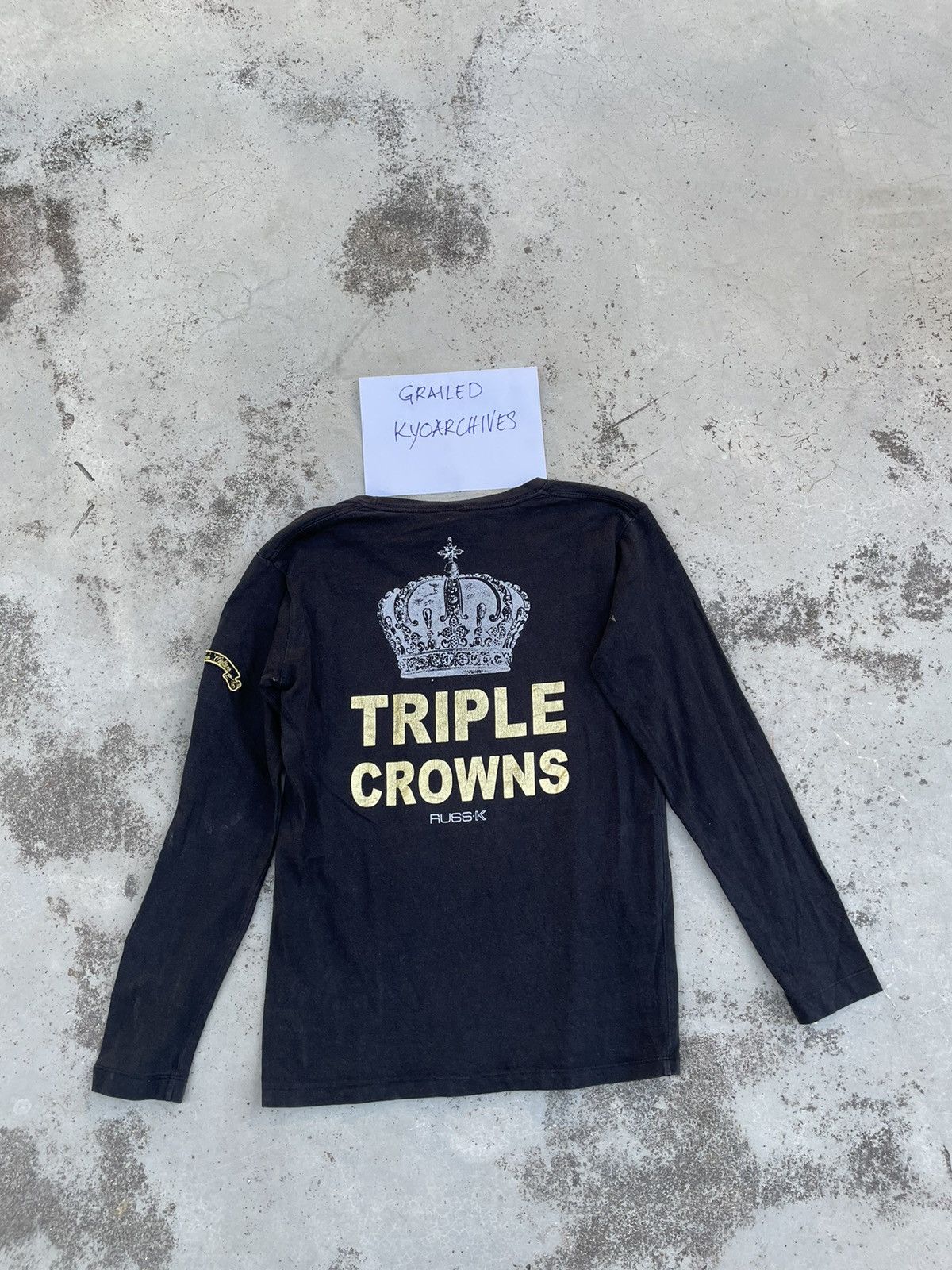 If Six Was Nine TRIPLE CROWN BLACK LONG SLEEVE Size US M / EU 48-50 / 2 - 3 Thumbnail