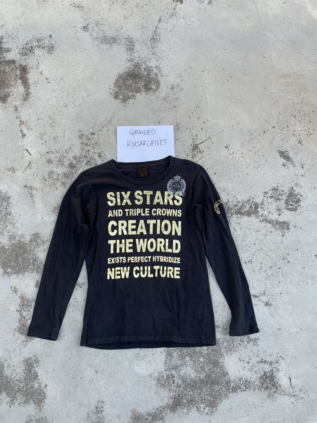 If Six Was Nine TRIPLE CROWN BLACK LONG SLEEVE Size US M / EU 48-50 / 2 - 1 Thumbnail