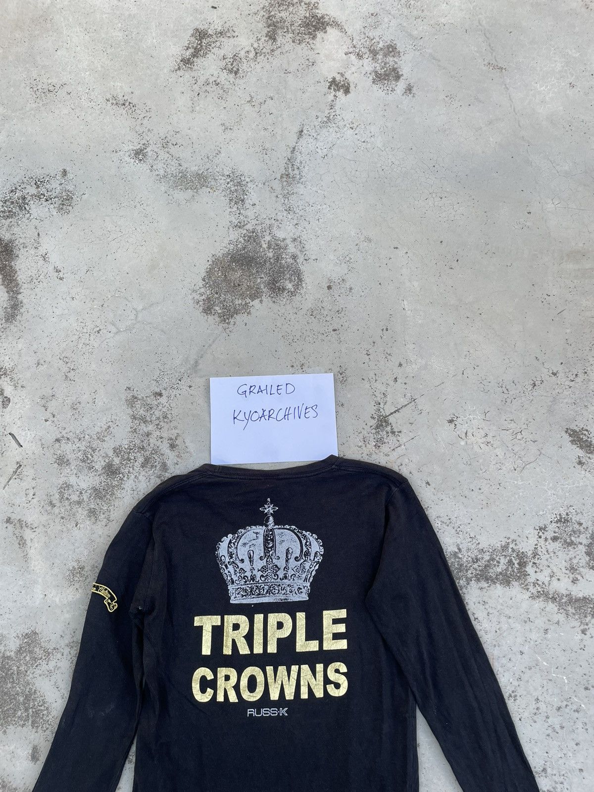 If Six Was Nine TRIPLE CROWN BLACK LONG SLEEVE Size US M / EU 48-50 / 2 - 4 Thumbnail