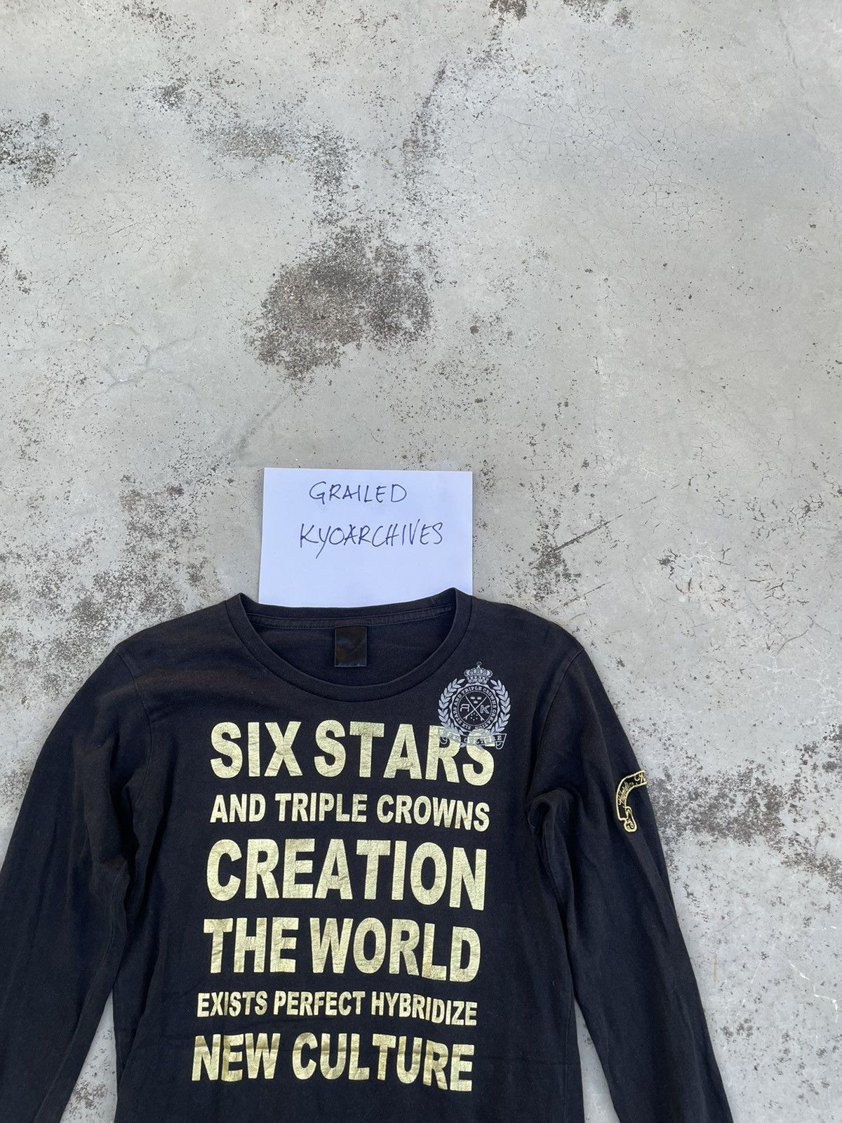 If Six Was Nine TRIPLE CROWN BLACK LONG SLEEVE Size US M / EU 48-50 / 2 - 2 Thumbnail