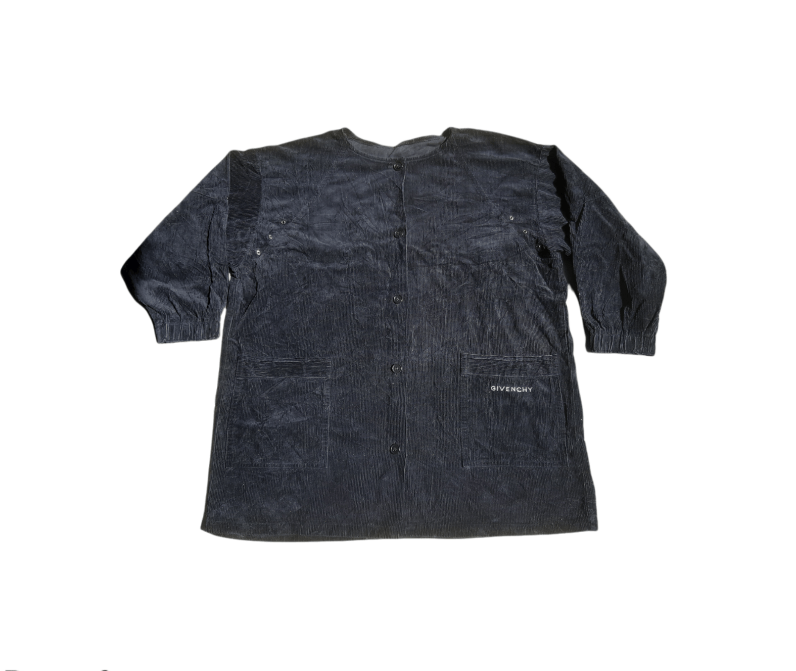 Givenchy True Vintage Givenchy Tablet Corduroy Apron Button Ups Size US XL / EU 56 / 4 - 3 Thumbnail