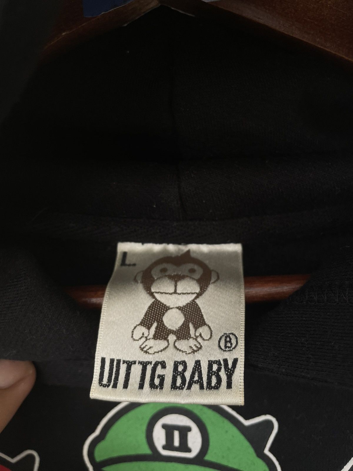 Japanese Brand VINTAGE UTTG BABY APE HOODIE Size US L / EU 52-54 / 3 - 7 Thumbnail