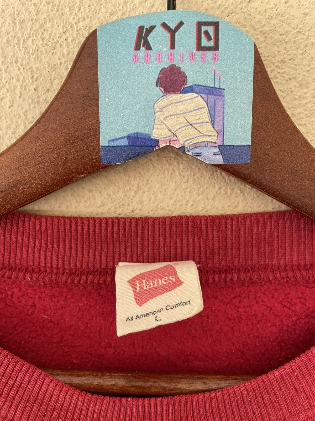 Hanes × Vintage VINTAGE HANES BIG LOGOS SWEATSHIRT Size US L / EU 52-54 / 3 - 7 Thumbnail