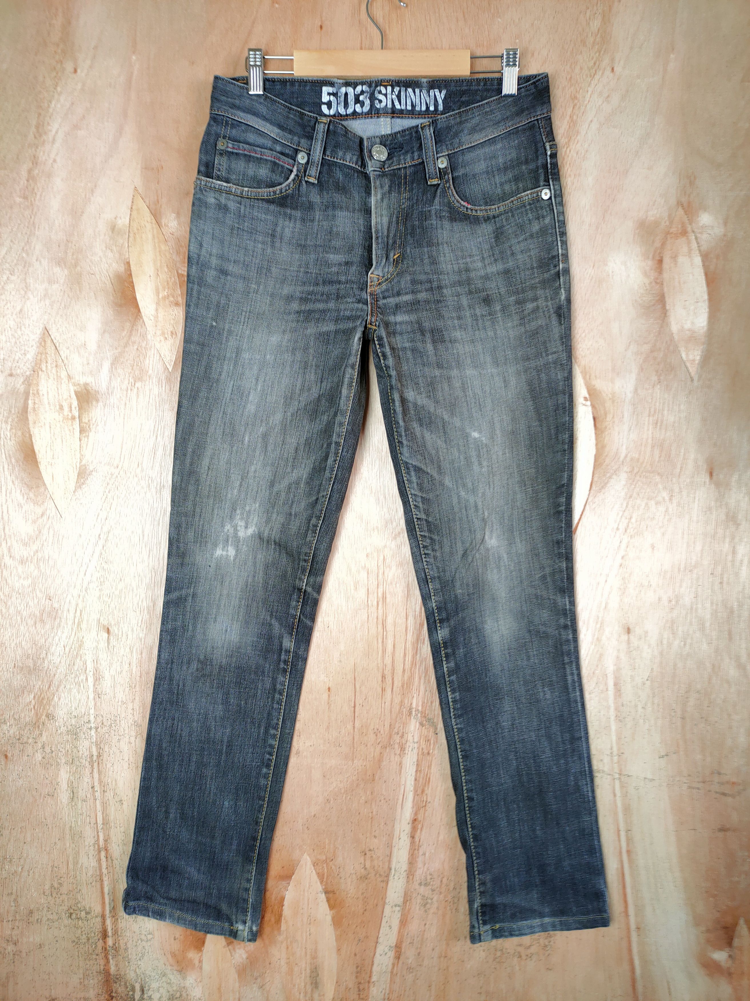 Edwin × Jean × Vintage EDWIN 503 SKINNY JEANS DENIM PANTS Size US 29 - 1 Thumbnail