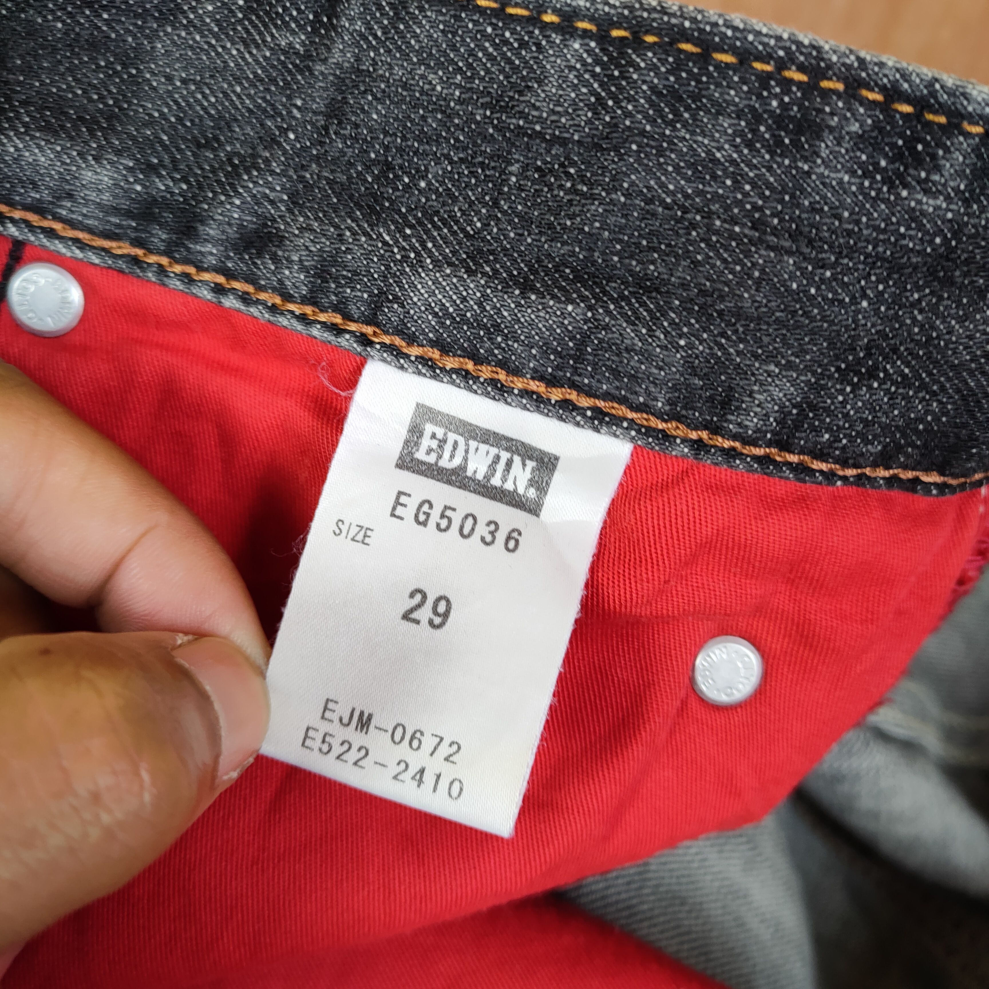 Edwin × Jean × Vintage EDWIN 503 SKINNY JEANS DENIM PANTS Size US 29 - 13 Thumbnail