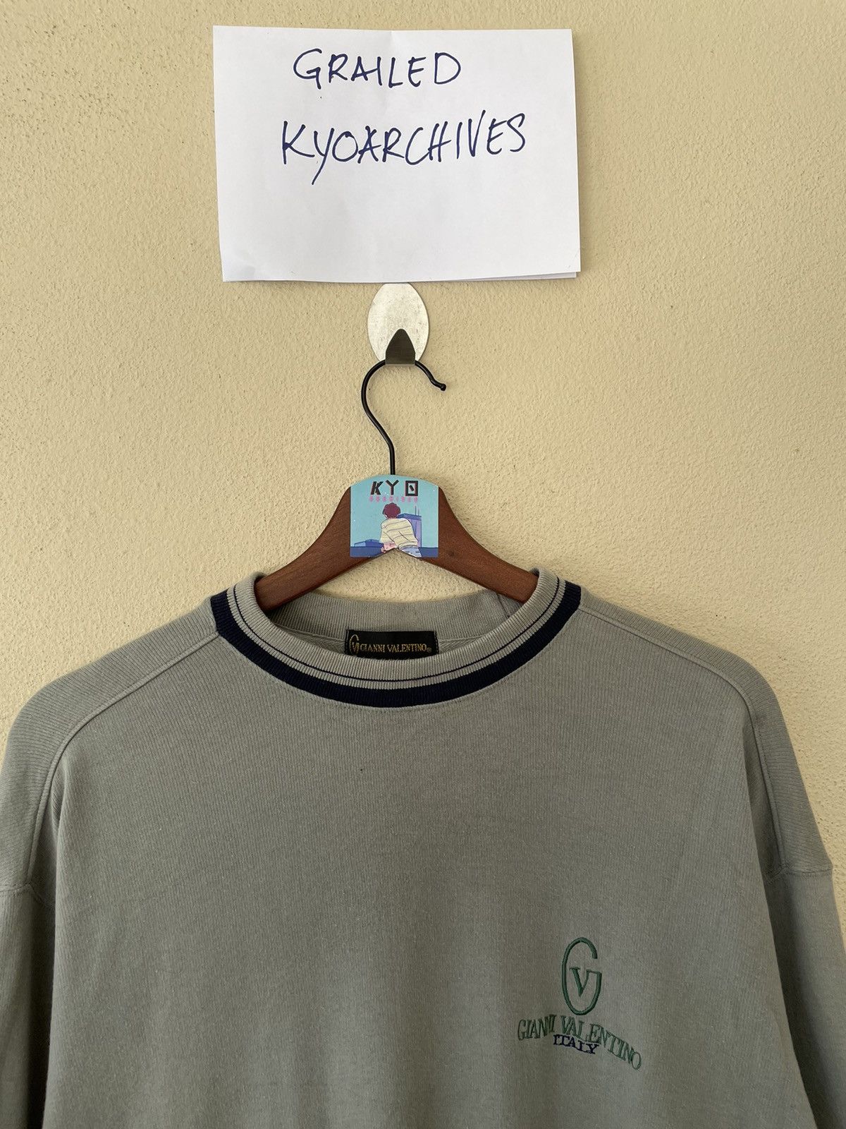 Gianni Valentino × Valentino VINTAGE EMBROIDERED GIANNI VALENTINO SWEATSHIRT Size US M / EU 48-50 / 2 - 3 Thumbnail