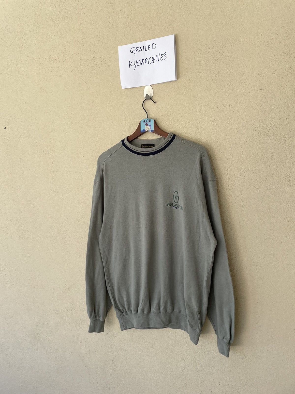 Gianni Valentino × Valentino VINTAGE EMBROIDERED GIANNI VALENTINO SWEATSHIRT Size US M / EU 48-50 / 2 - 2 Thumbnail