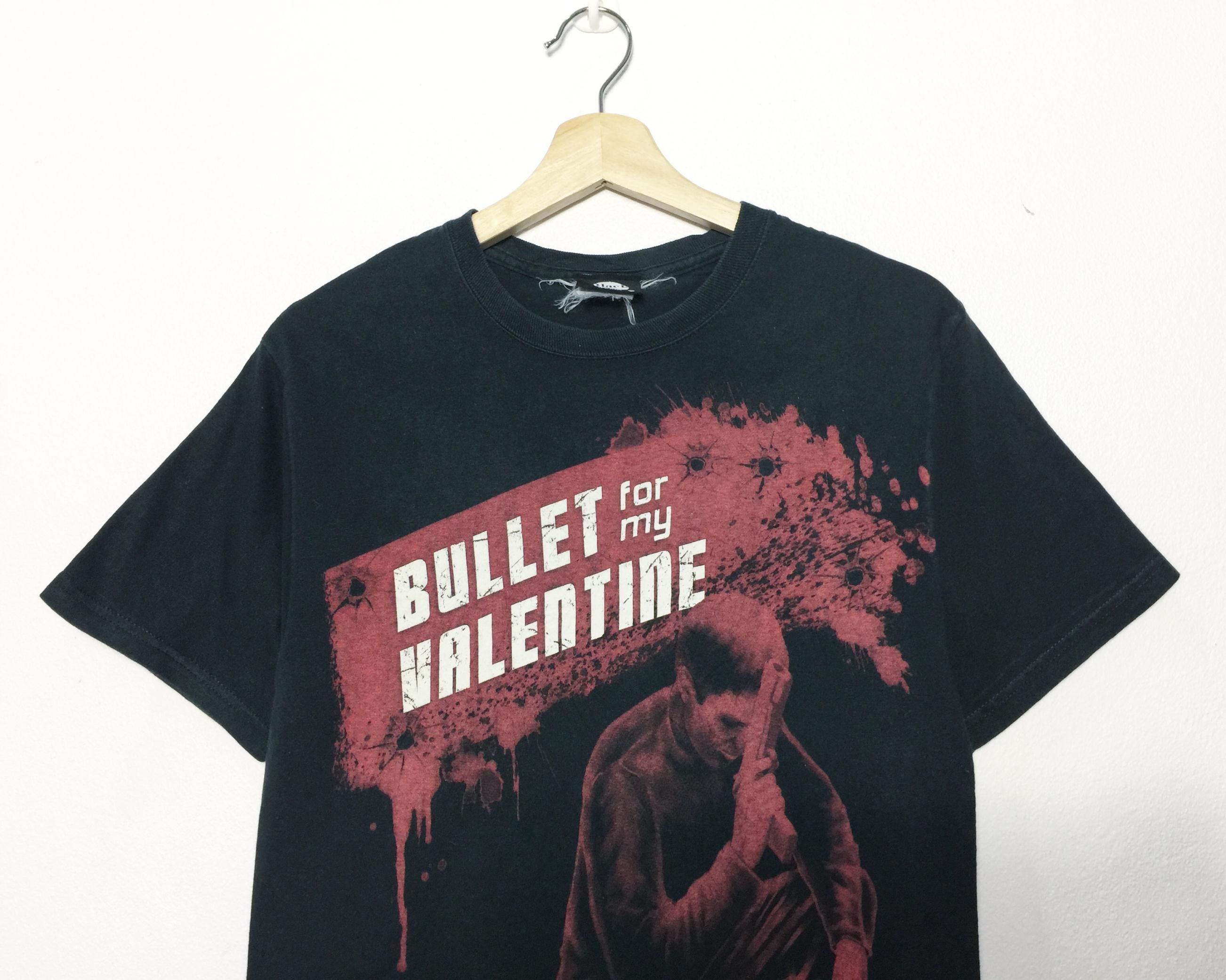 Band Tees × Vintage Rare Vintage 2000s Bullet For My Valentine Band Tees Size US S / EU 44-46 / 1 - 2 Thumbnail