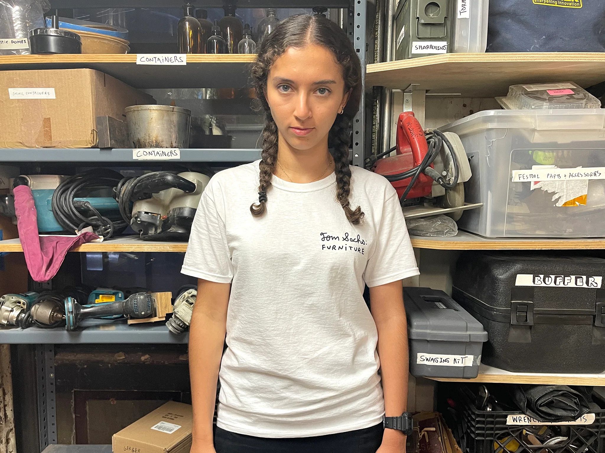 Tom Sachs Small White Furniture Tee Shirt Shop Chair General Studio Size US S / EU 44-46 / 1 - 4 Thumbnail