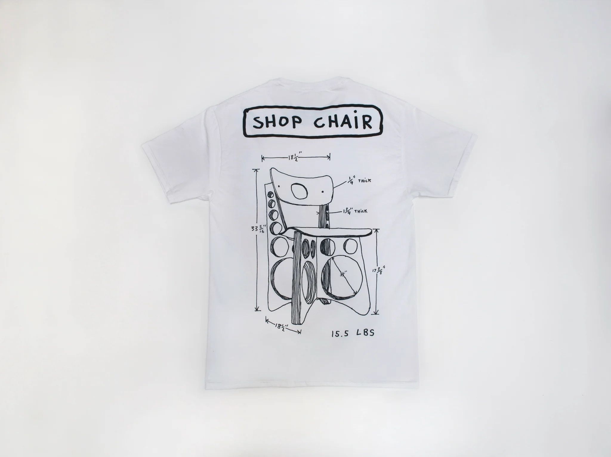 Tom Sachs Small White Furniture Tee Shirt Shop Chair General Studio Size US S / EU 44-46 / 1 - 1 Thumbnail