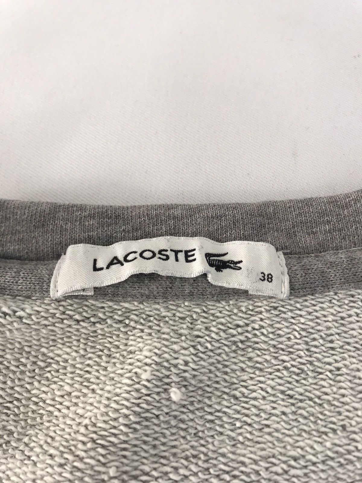 Japanese Brand Lacoste Crewneck Sweatshirt Big Logo Spell Out Size US M / EU 48-50 / 2 - 5 Thumbnail