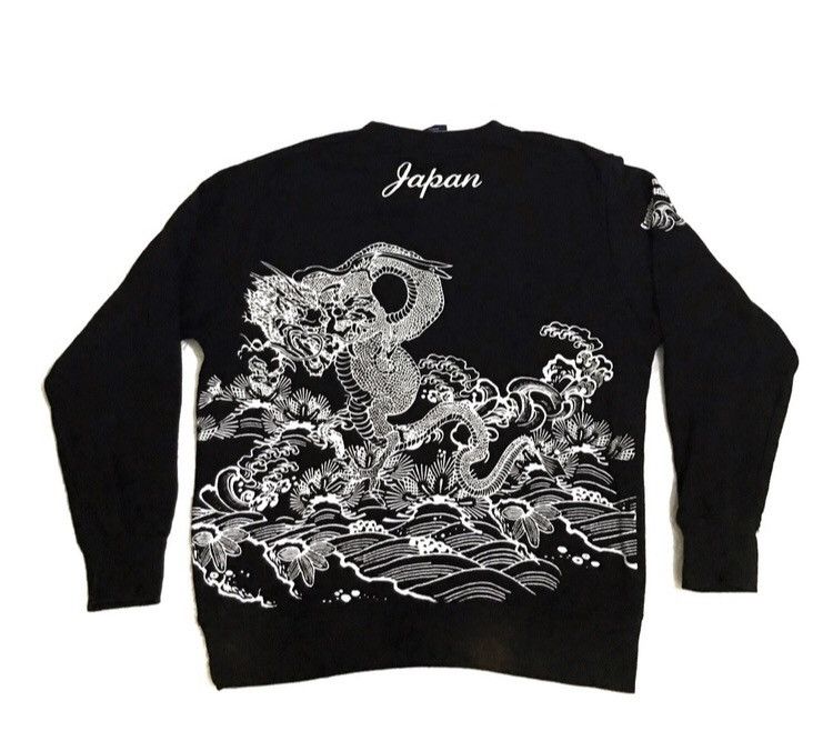 sukajan dragon sweatshirt