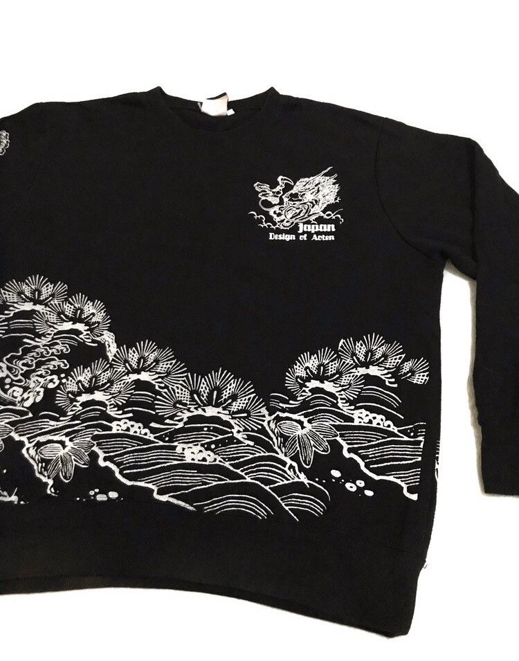 Japanese Brand sukajan dragon sweatshirt Size US XL / EU 56 / 4 - 5 Thumbnail