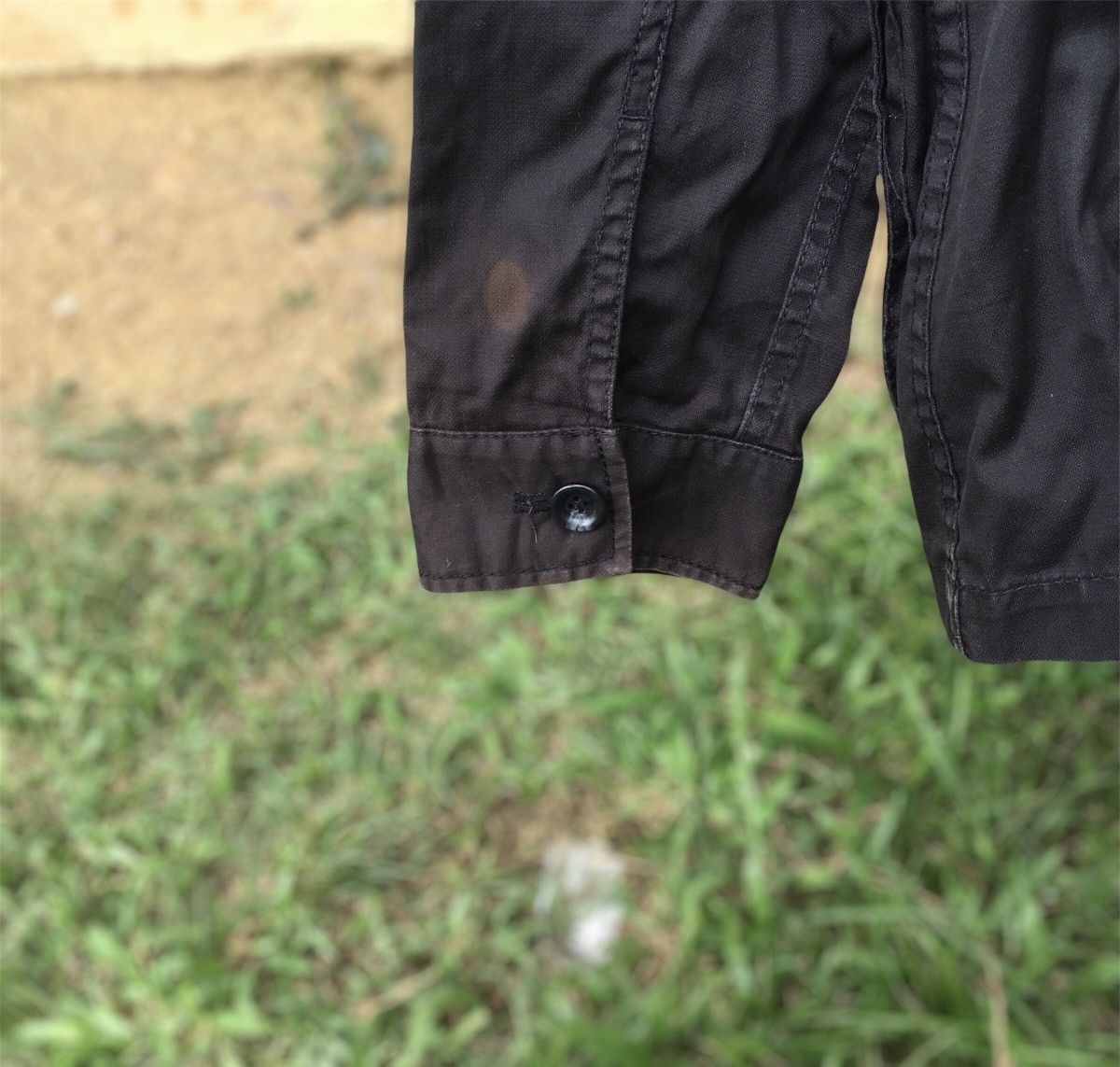 Uniqlo Thrashed faded japanese brand uniqlo button jacket Size US XL / EU 56 / 4 - 4 Thumbnail