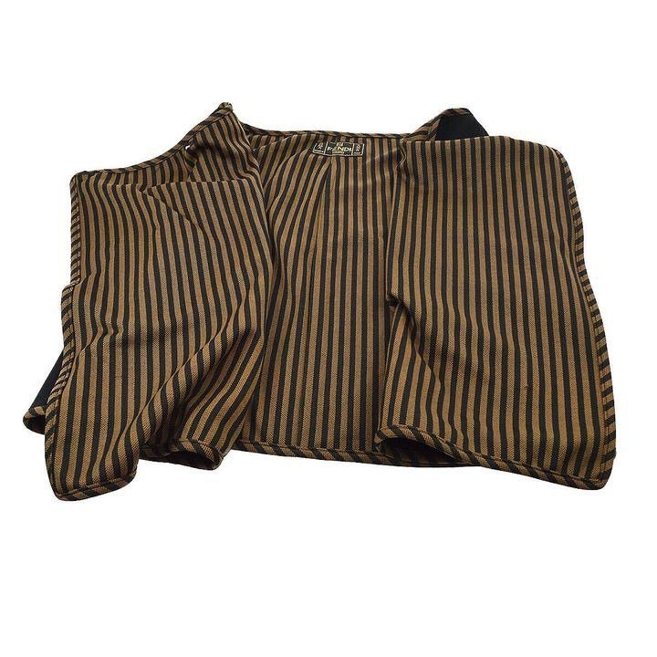 Fendi Vintage Fendi Pequin Above The Knee Skirt Size 26" / US 2 / IT 38 - 7 Thumbnail