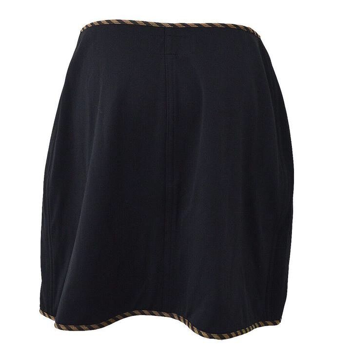 Fendi Vintage Fendi Pequin Above The Knee Skirt Size 26" / US 2 / IT 38 - 3 Thumbnail