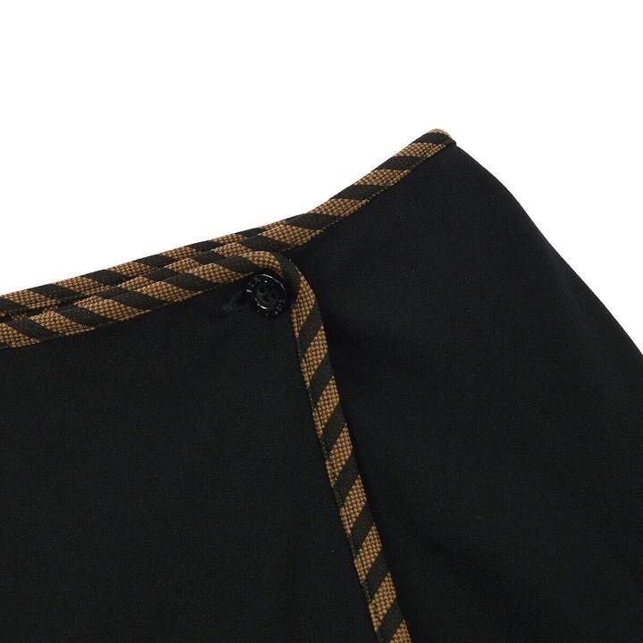 Fendi Vintage Fendi Pequin Above The Knee Skirt Size 26" / US 2 / IT 38 - 5 Thumbnail