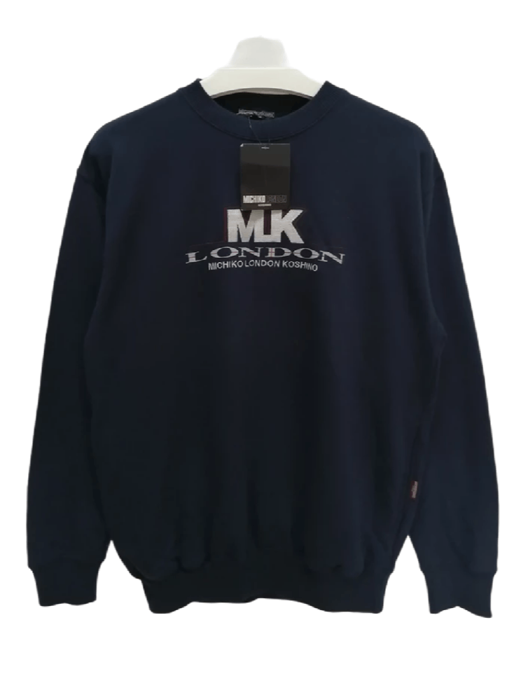 🔥HOT ITEM🔥Vtg MICHIKO LONDON KOSHINO Spellout Crewneck