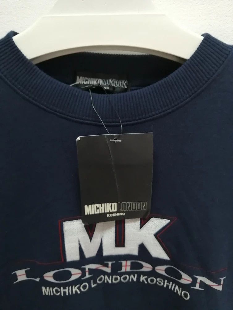 Michiko Koshino Vintage MICHIKO LONDON KOSHINO Spellout Crewneck Size US M / EU 48-50 / 2 - 2 Thumbnail