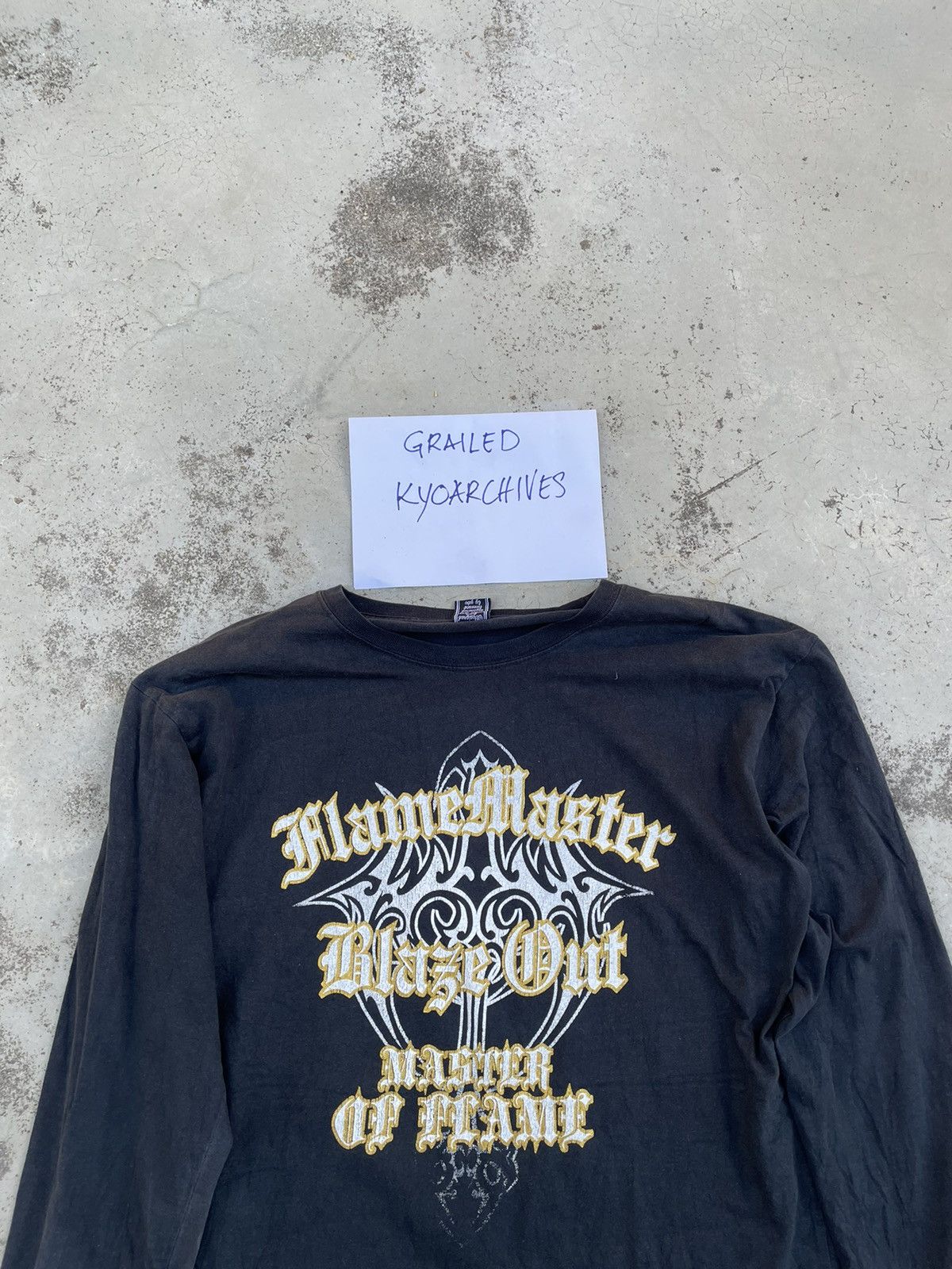 Japanese Brand FLAME MASTER LONG SLEEVE Size US XXL / EU 58 / 5 - 2 Thumbnail