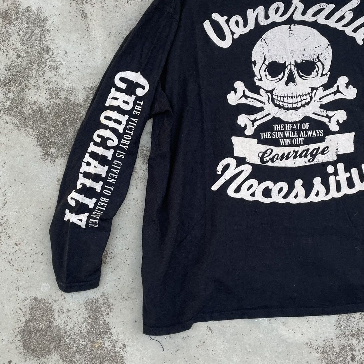 Japanese Brand VENERABLE NECESSITY SKULL BIKER LONG SLEEVE Size US XXL / EU 58 / 5 - 4 Thumbnail