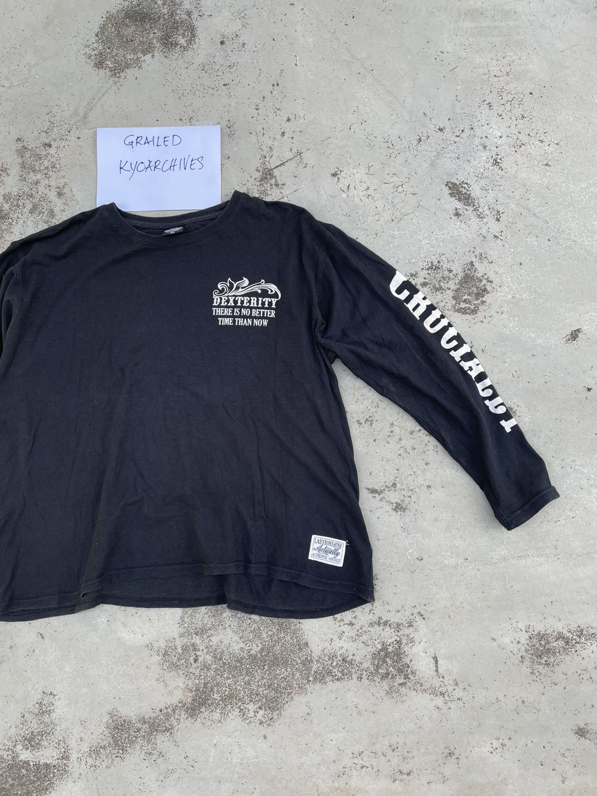 Japanese Brand VENERABLE NECESSITY SKULL BIKER LONG SLEEVE Size US XXL / EU 58 / 5 - 6 Thumbnail