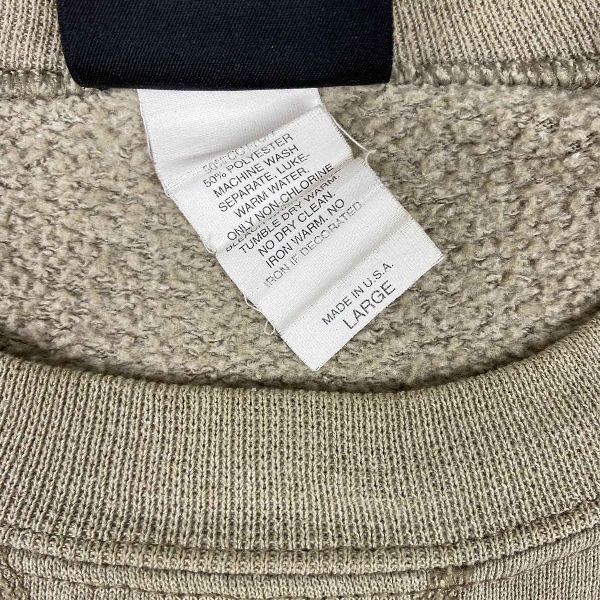 Vintage 1990’s Vintage Blank Champs Sports Tan Boxy Sweatshirt Size US L / EU 52-54 / 3 - 3 Thumbnail