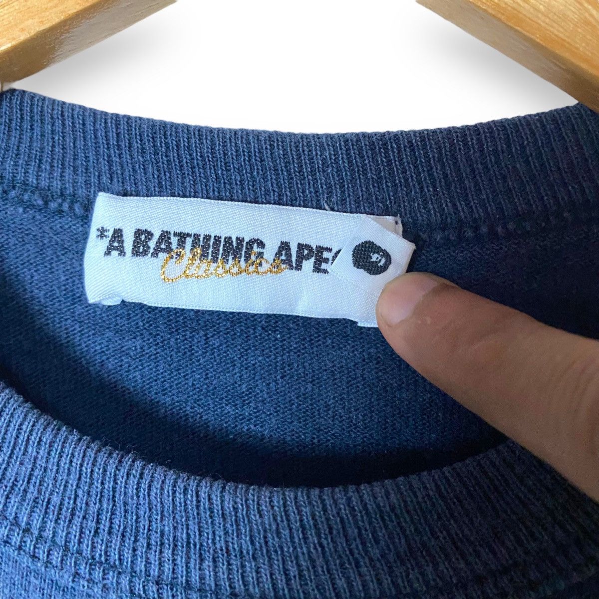 Bape × Nigo Rope Logo Crewneck Size US S / EU 44-46 / 1 - 11 Thumbnail