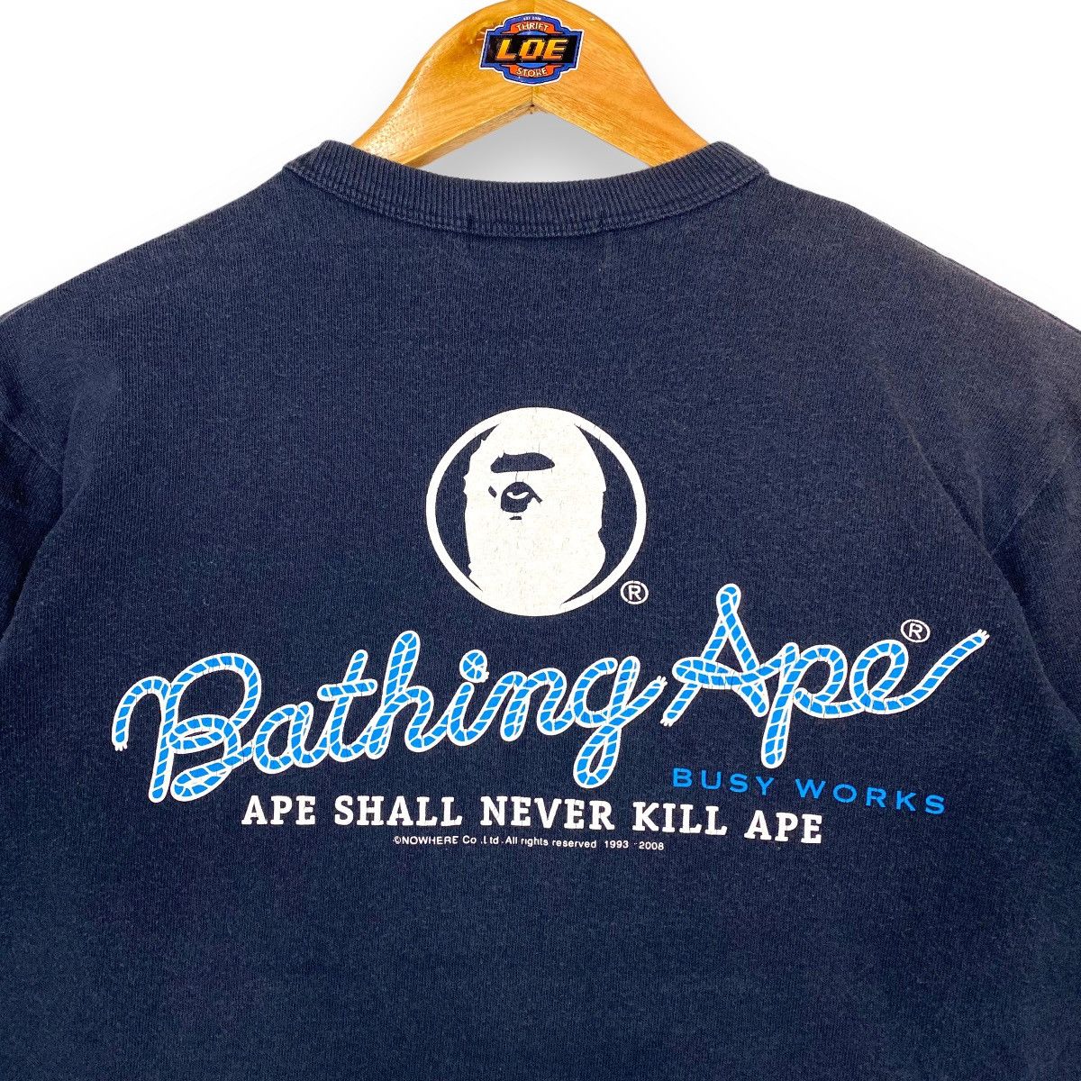 Bape × Nigo Rope Logo Crewneck Size US S / EU 44-46 / 1 - 2 Thumbnail