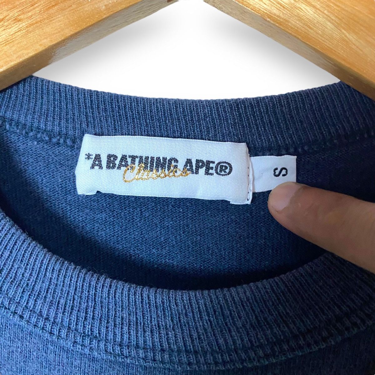 Bape × Nigo Rope Logo Crewneck Size US S / EU 44-46 / 1 - 10 Thumbnail