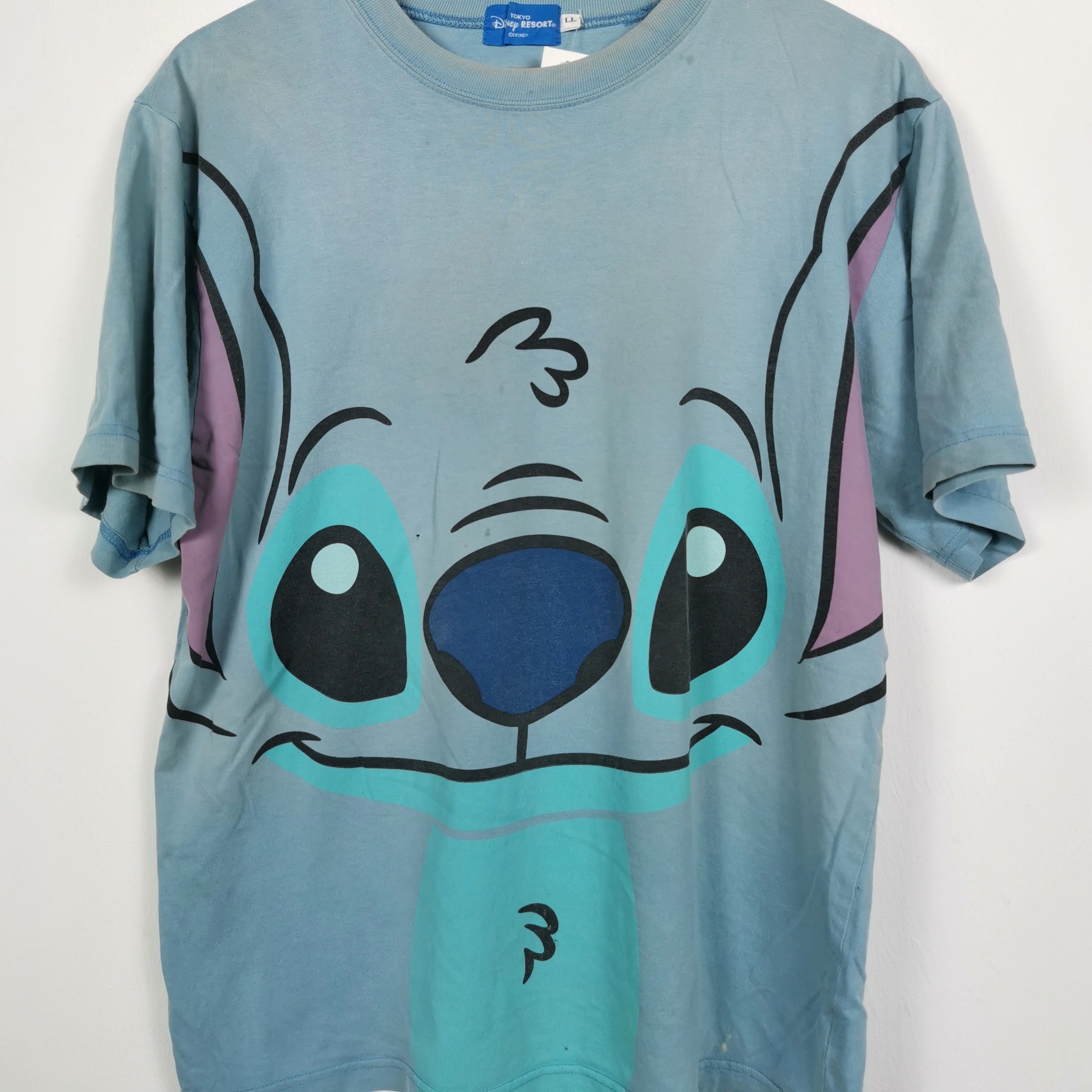 Cartoon Network Vintage Stitch T Shirt Disney Cartoon Full Overprint Tee Size US L / EU 52-54 / 3 - 6 Thumbnail