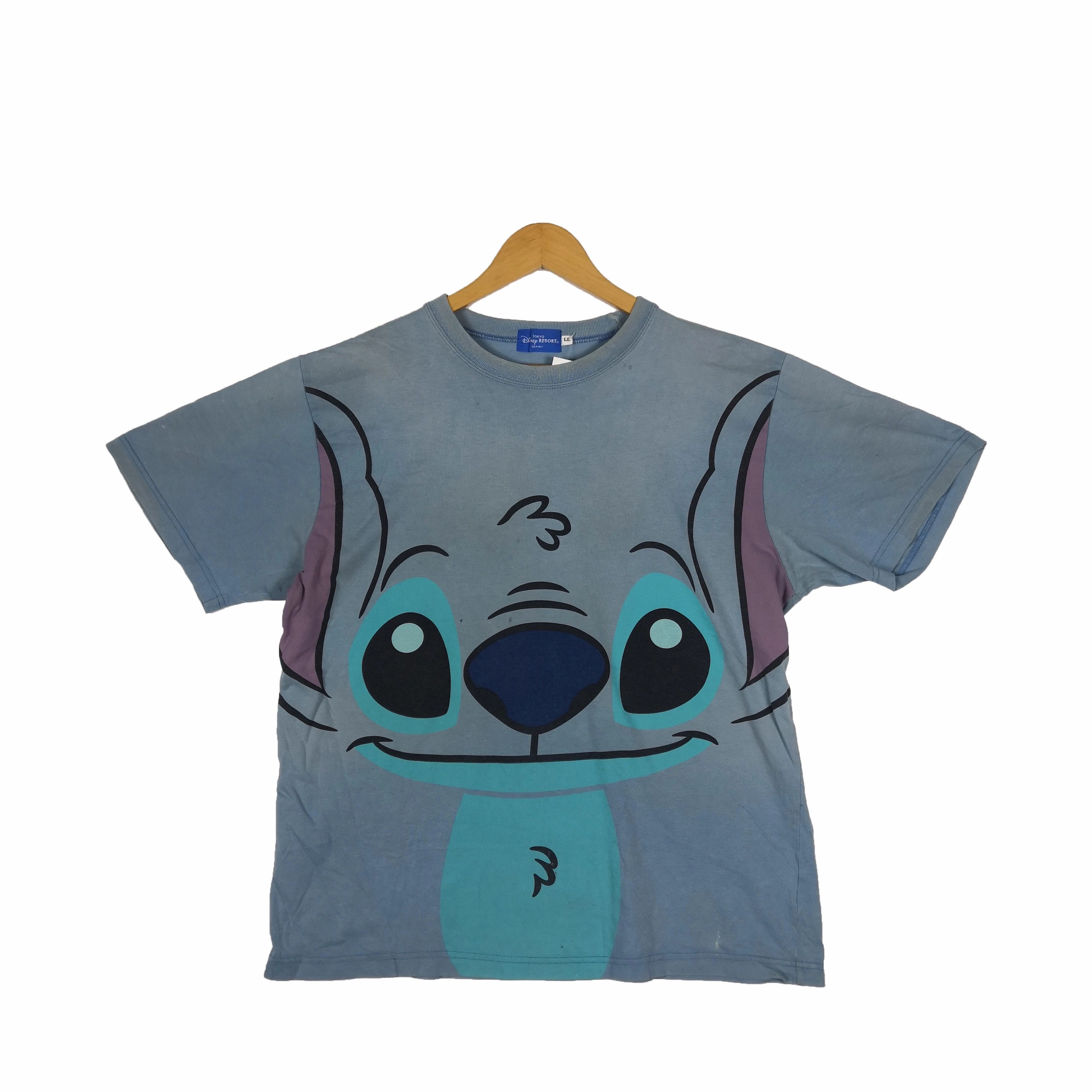 Cartoon Network Vintage Stitch T Shirt Disney Cartoon Full Overprint Tee Size US L / EU 52-54 / 3 - 1 Thumbnail