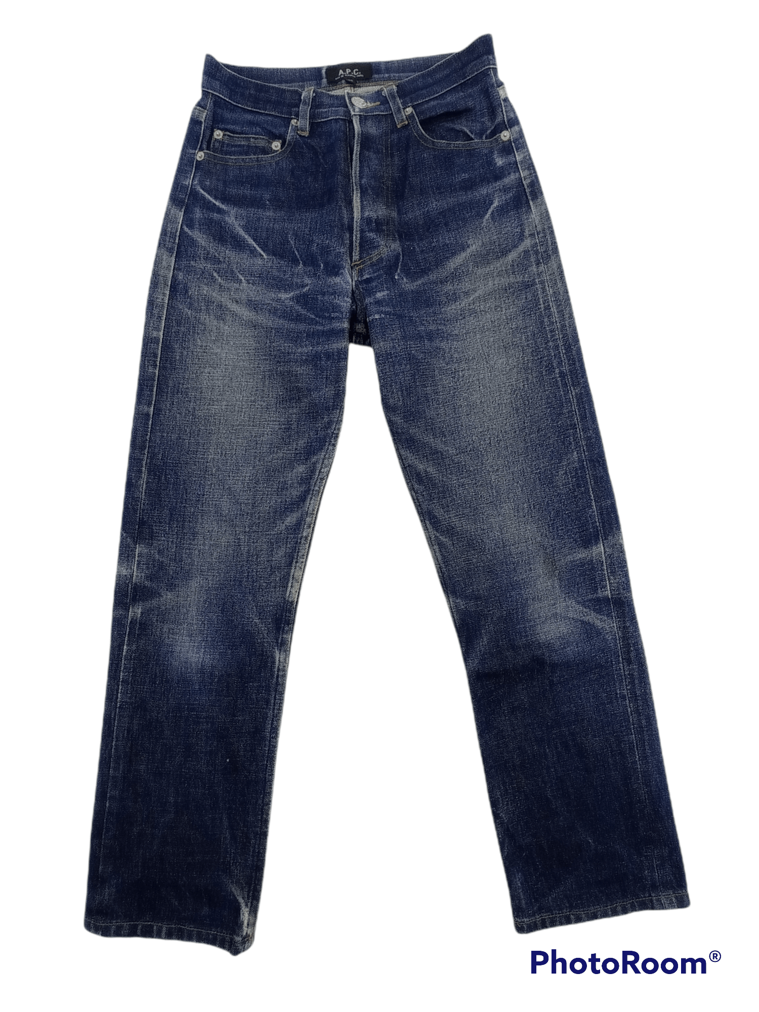 image of A P C x Archival Clothing Selvage Denim Pants in Blue, Men's (Size 26)