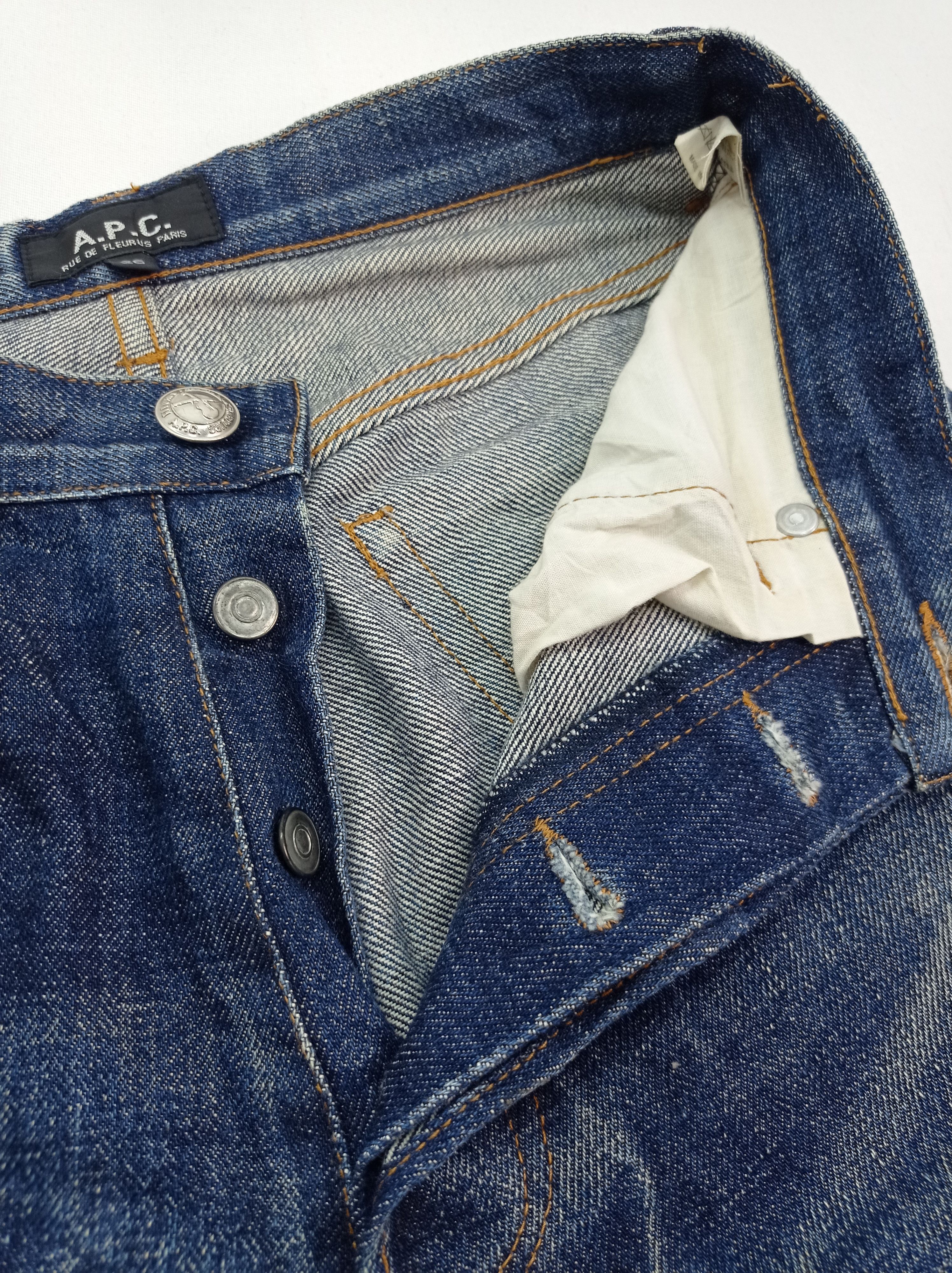 A.P.C. 🔥A.P.C Selvage Denim Pants Size US 26 / EU 42 - 6 Thumbnail
