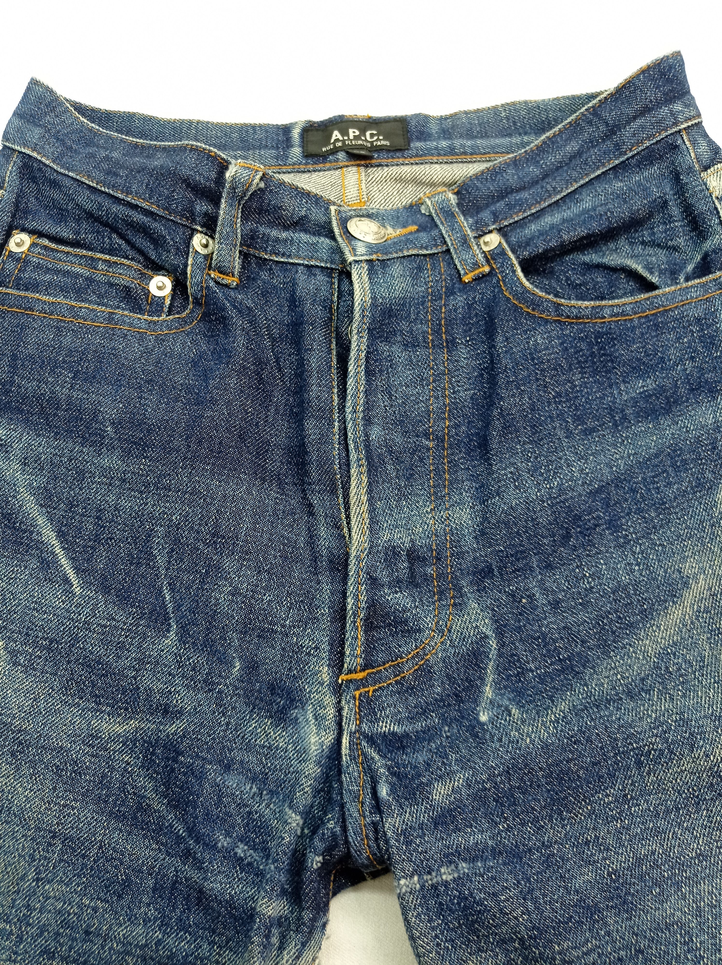A.P.C. 🔥A.P.C Selvage Denim Pants Size US 26 / EU 42 - 7 Thumbnail
