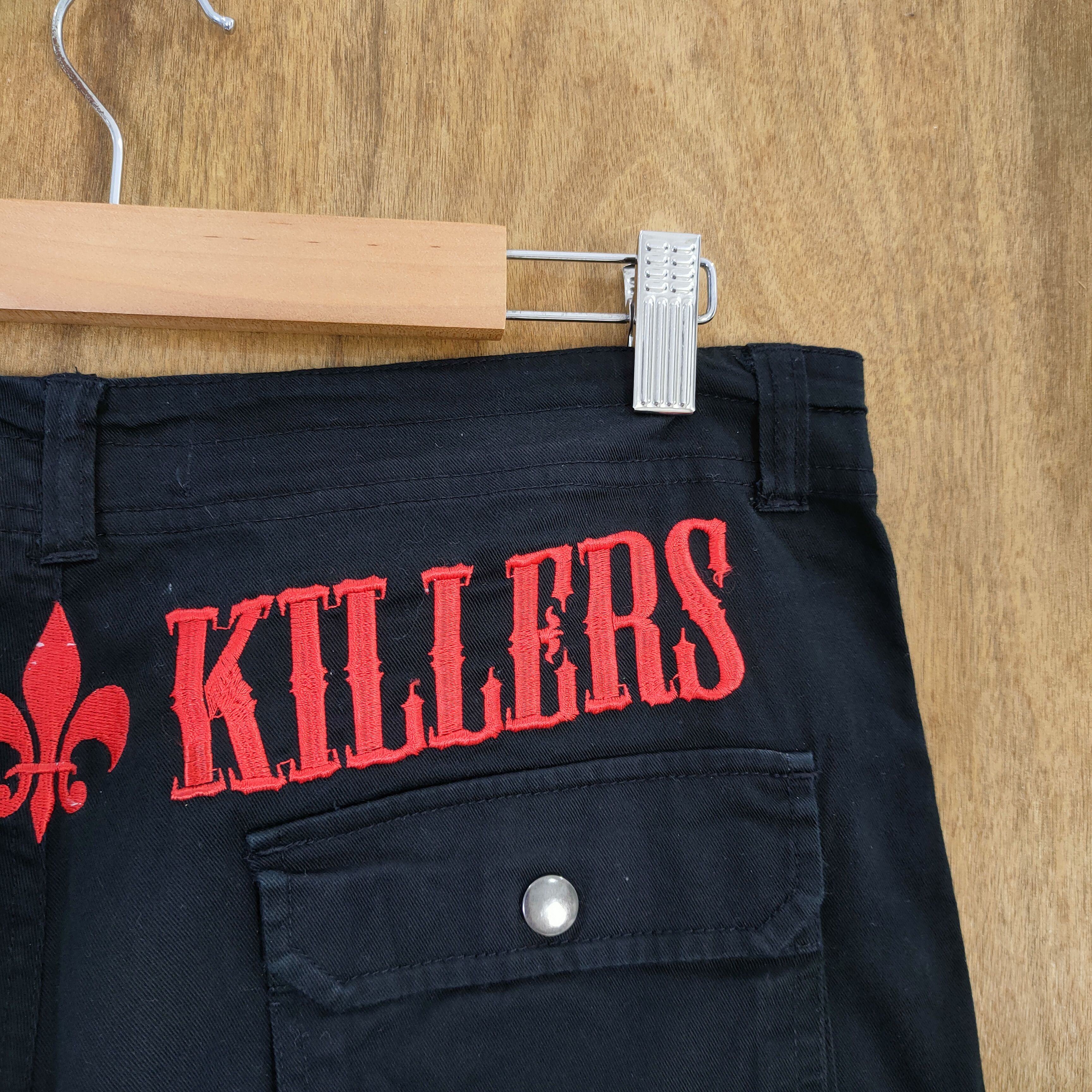 Japanese Brand SEX POT SKULL BLACK BONDAGE CARGO PANTS Size US 32 / EU 48 - 11 Thumbnail