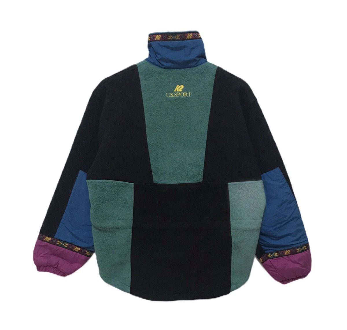 Vintage Vintage 80s US Sports outdoor Fleece Rare Design Size US M / EU 48-50 / 2 - 2 Thumbnail