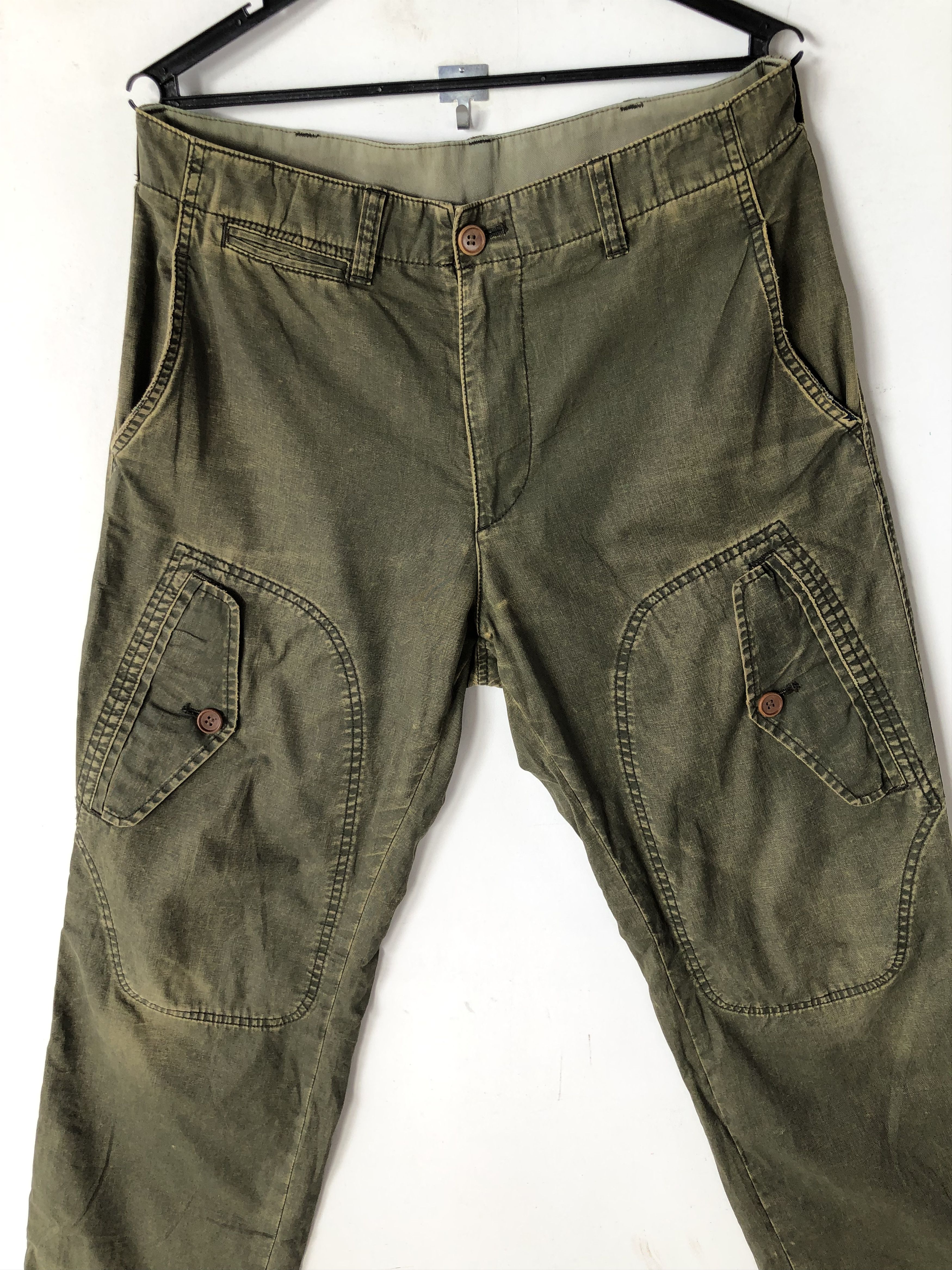 Comme des Garcons RARE🔥VINTAGE AD2004 CDG HOMME CARGO PANTS Size US 32 / EU 48 - 7 Thumbnail