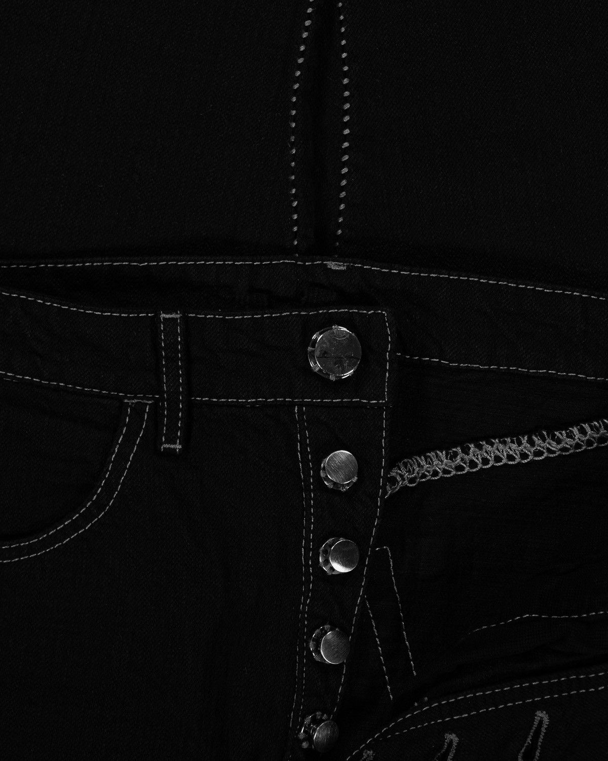 Carol Christian Poell Carol Christian Poell Overlock J-Cut Jeans - SS07 “Paranoid” Size US 29 - 4 Thumbnail