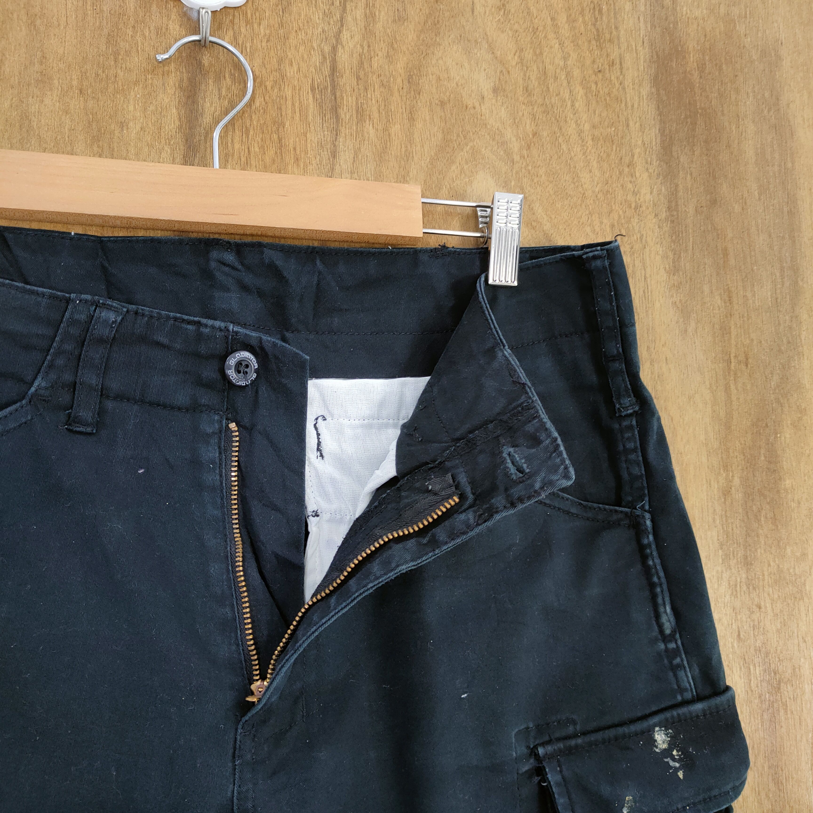 Japanese Brand JAPANESE BRAND BLACK SKINNY CARGO PANTS Size US 32 / EU 48 - 9 Thumbnail