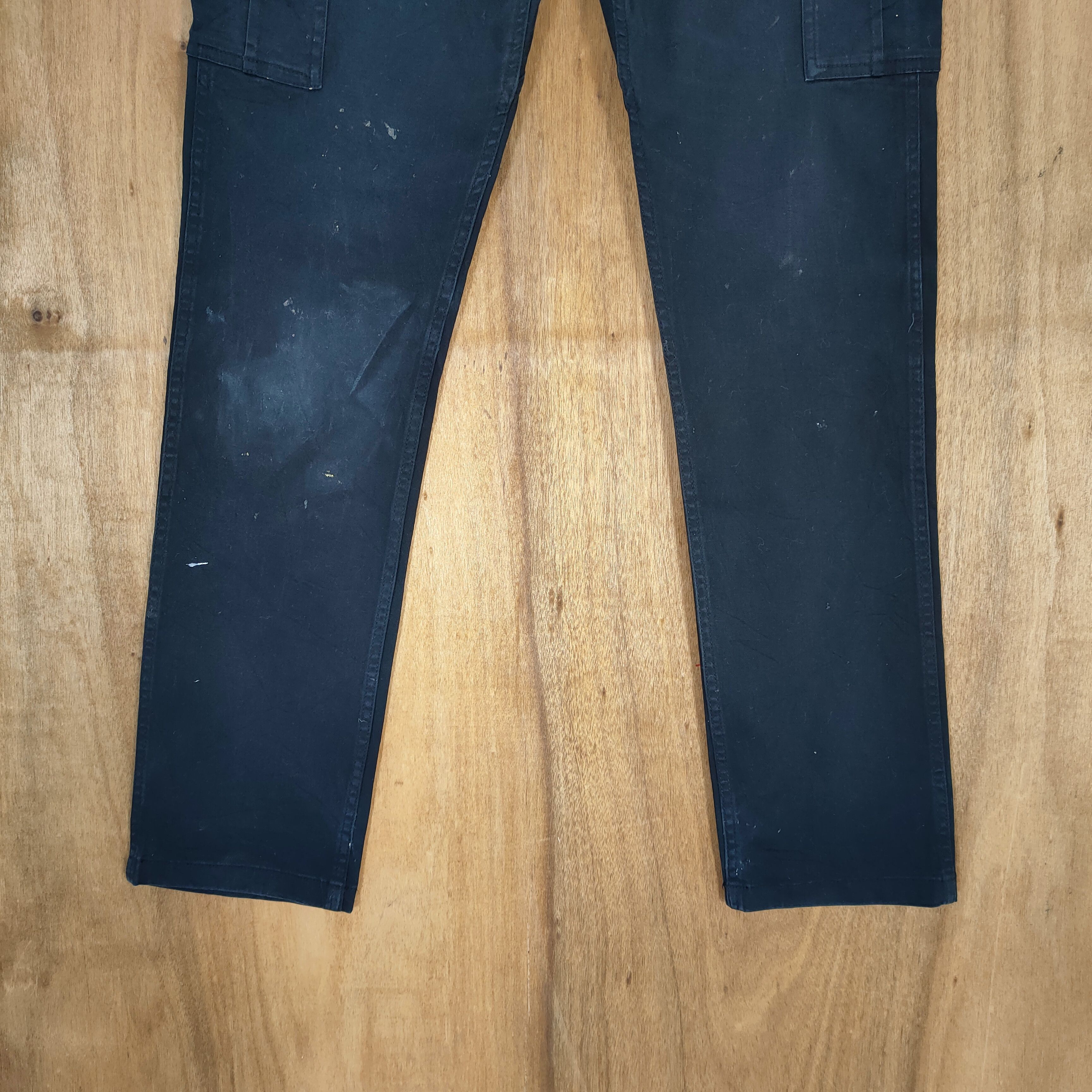 Japanese Brand JAPANESE BRAND BLACK SKINNY CARGO PANTS Size US 32 / EU 48 - 5 Thumbnail