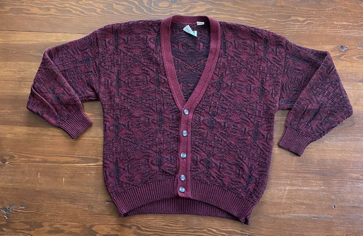 Vintage Vintage 80’s Potomac Collection Knit Cardigan Sweater Size US M / EU 48-50 / 2 - 2 Thumbnail