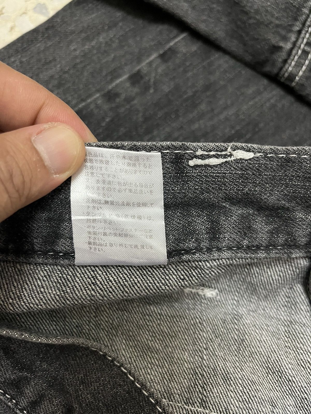 Japanese Brand Japanese brand Dominate black double waist denim Size US 32 / EU 48 - 7 Thumbnail